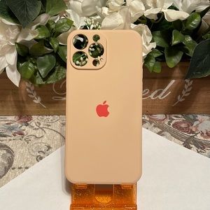 iPhone 12 Pro Max pink silicone case